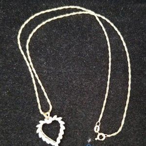 14k gold diamond necklace